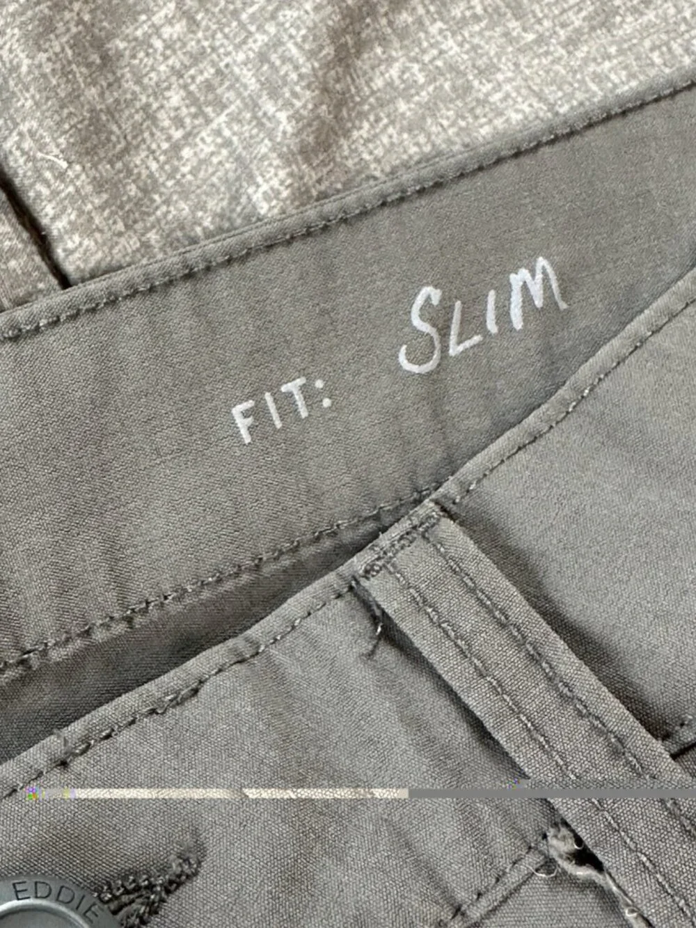 Eddie Bauer Mens Gray Lightweight‎ Active Fit Casual Pants 36 X 32 Gorpcore Y2K